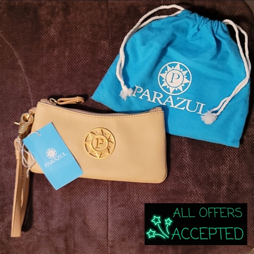 Parazul Tan-Colored Wristlet!